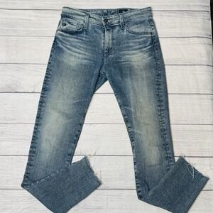 AG Adriano Goldschmied The Farrah Skinny High Rise‎ Ankle Medium Wash Jeans  26R